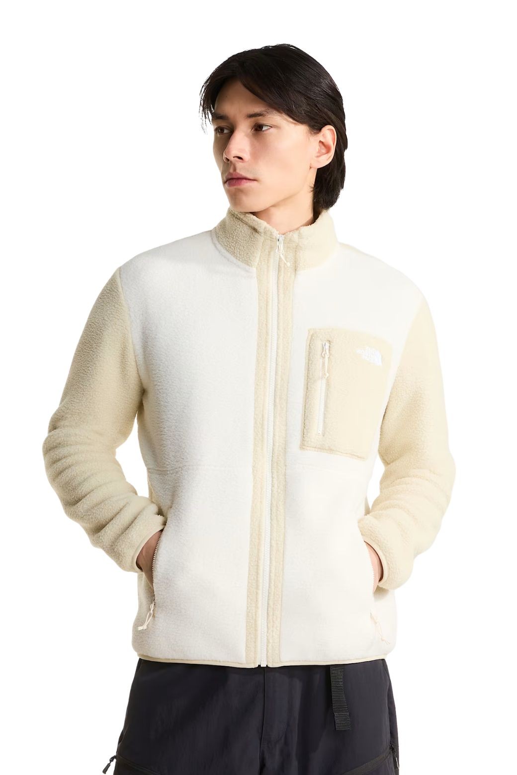 Chaqueta The North Face Yumiori Beige y Blanca