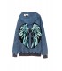 Sudadera MWM Alas Capucha Azul