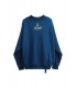 Sudadera MWM Floral Azul