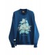 Sudadera MWM Floral Azul