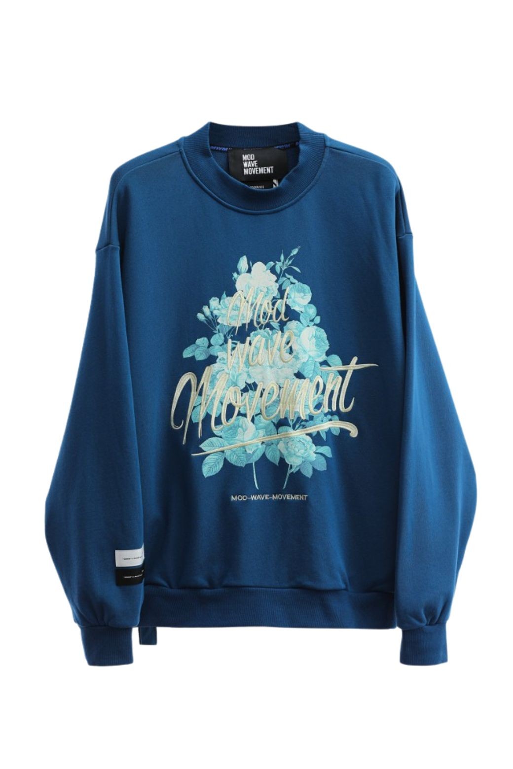 Sudadera MWM Floral Azul
