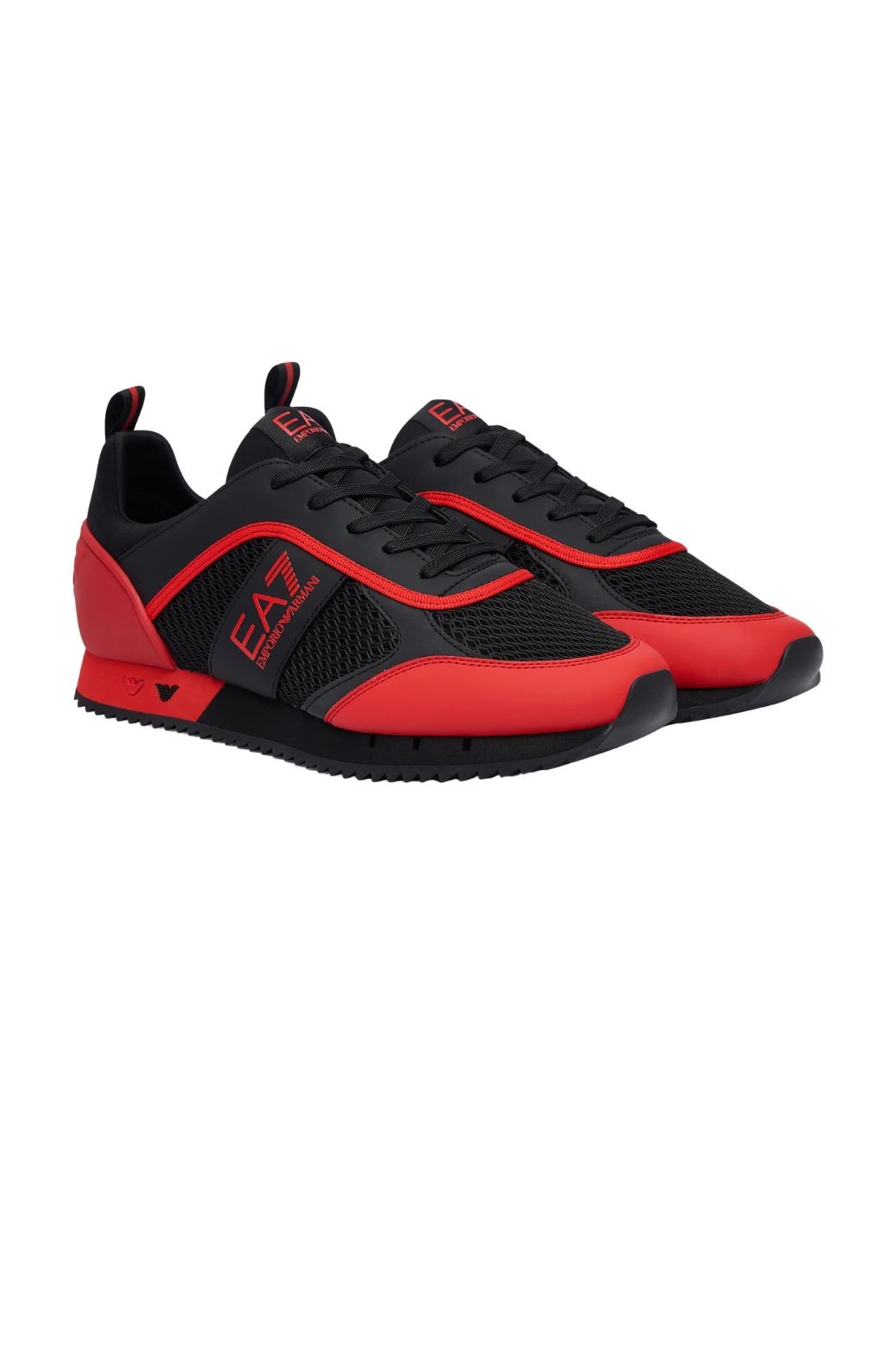 Zapatillas EA7 Emporio Armani Trainer Negra y Roja