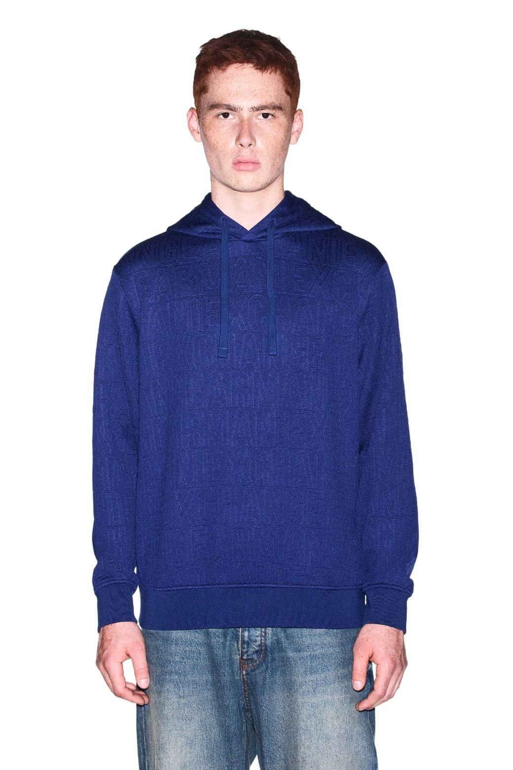 Sudadera Armani Exchange Jacquard Azul