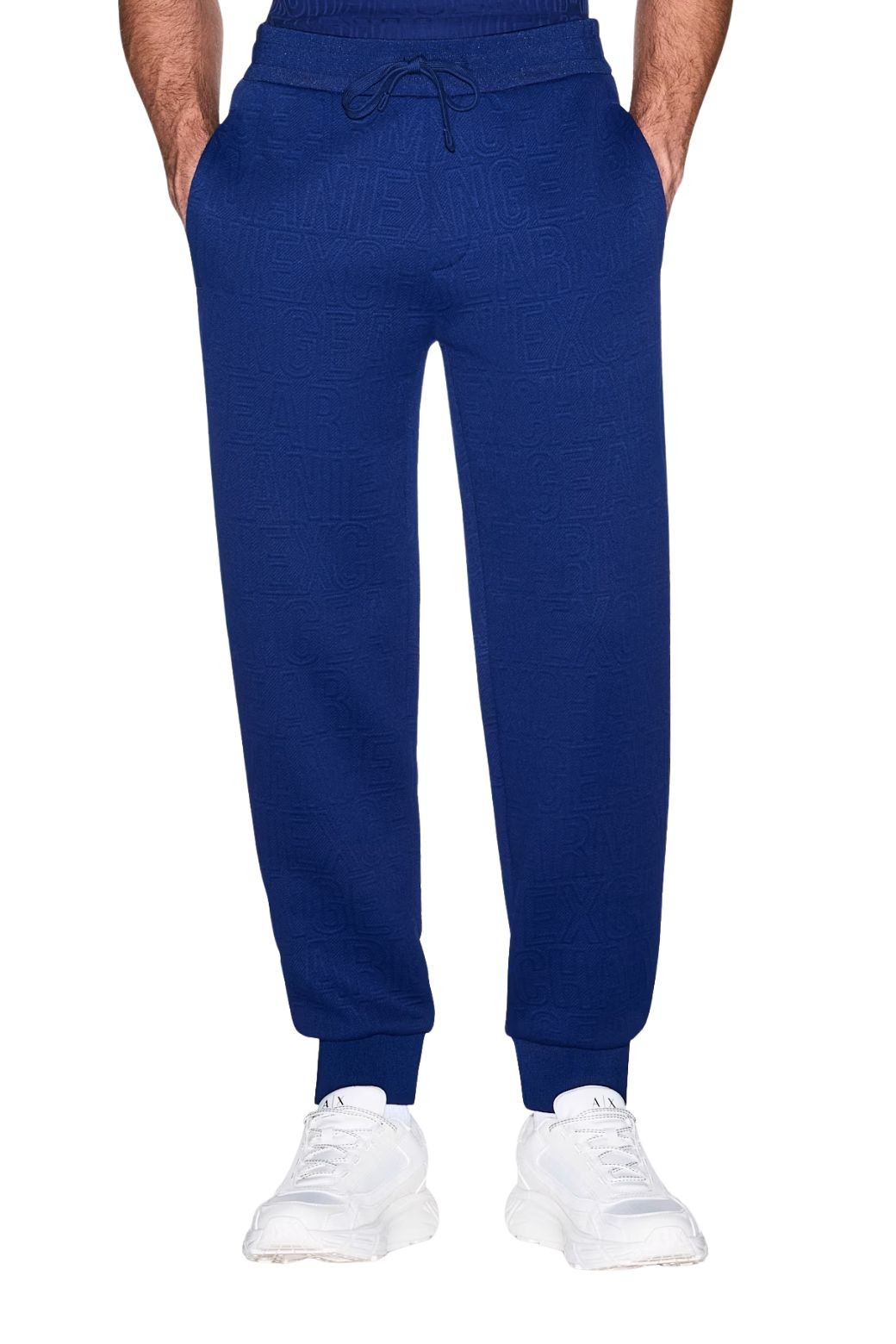 Pantalon Armani Exchange Jacquard Azul