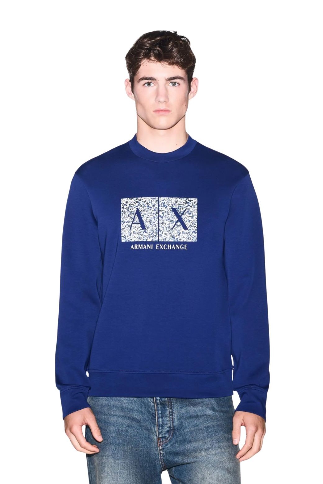 Sudadera Armani Exchange Regular fit Azul