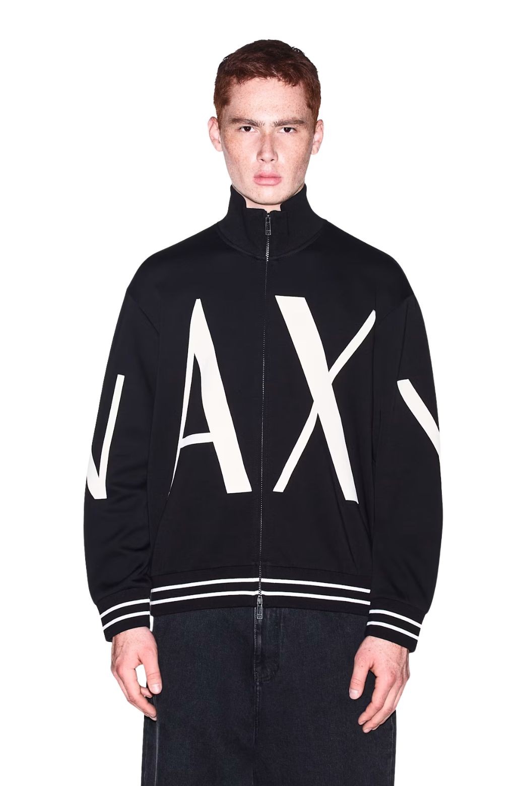 Chaqueta Armani Exchange Big logo Negra