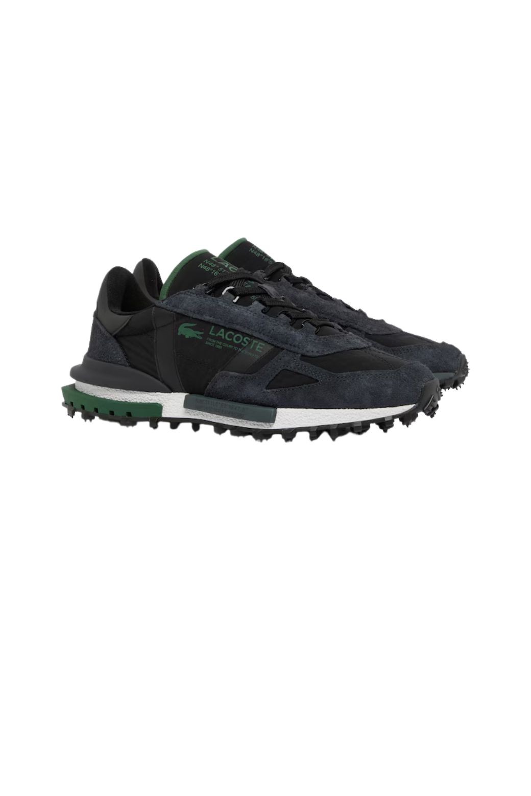 Zapatillas Lacoste Elite Active Negra y Verde