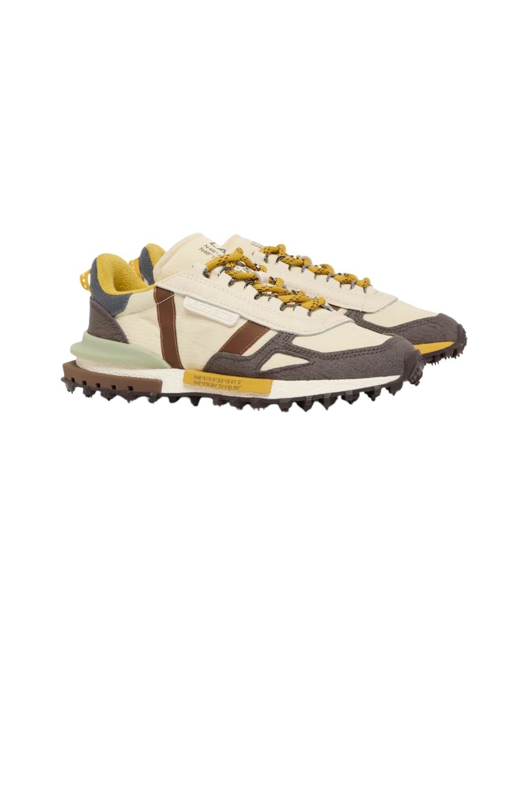 Zapatillas Lacoste Elite Active Beige y Amarilla