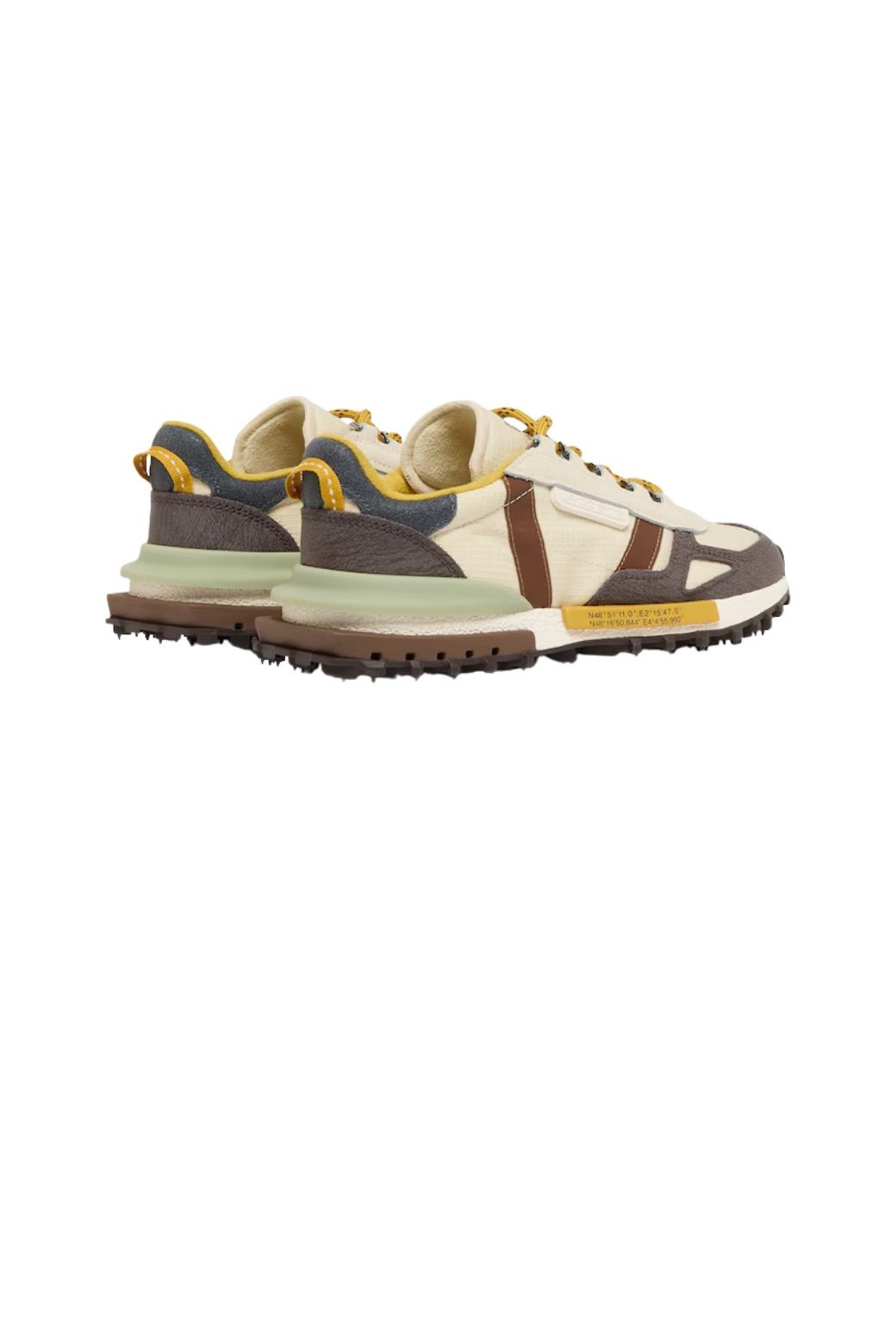 Zapatillas Lacoste Elite Active Beige y Amarilla