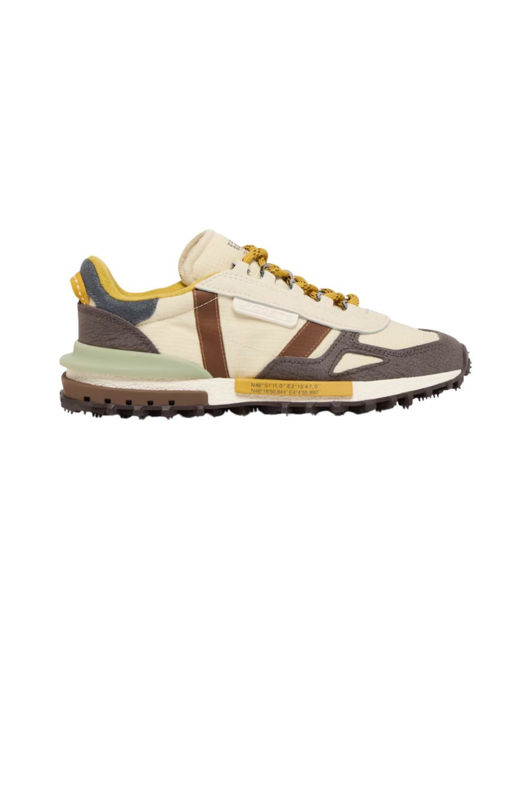 Zapatillas Lacoste Elite Active Beige y Amarilla