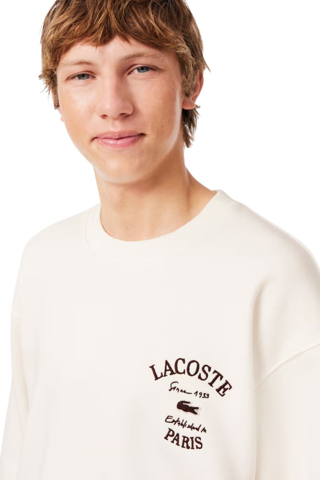 Sudadera Lacoste Felpa Blanca