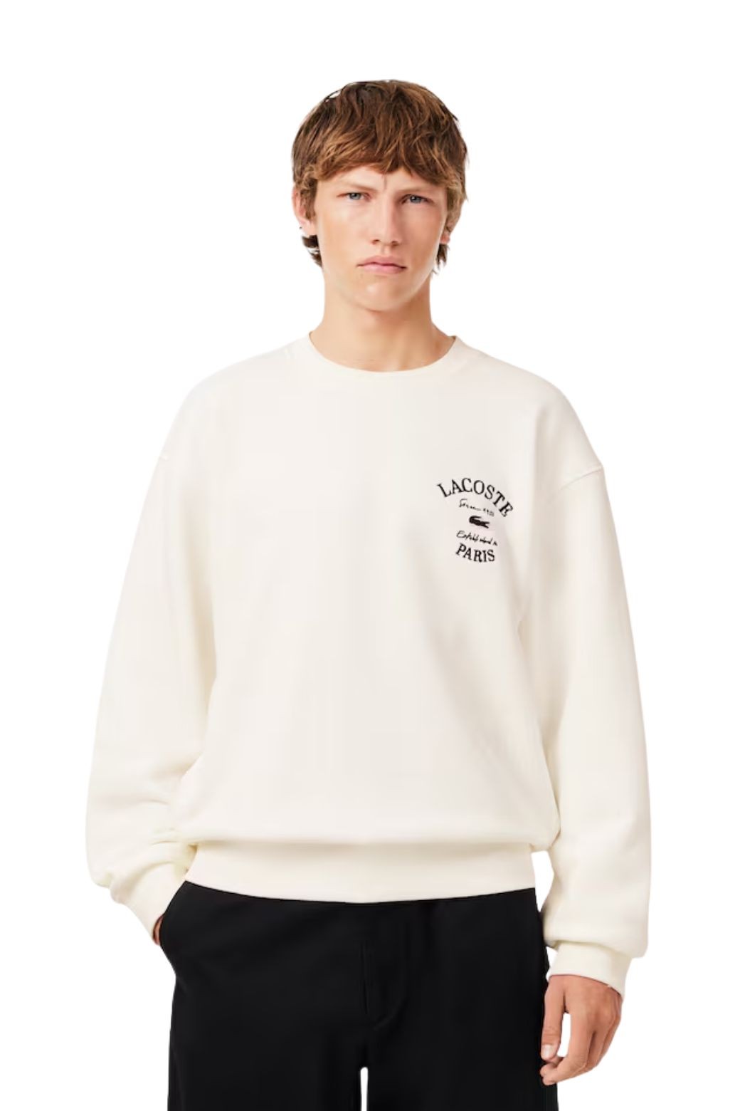 Sudadera Lacoste Felpa Blanca