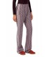 Pantalon Lacoste Monograma Burdeos