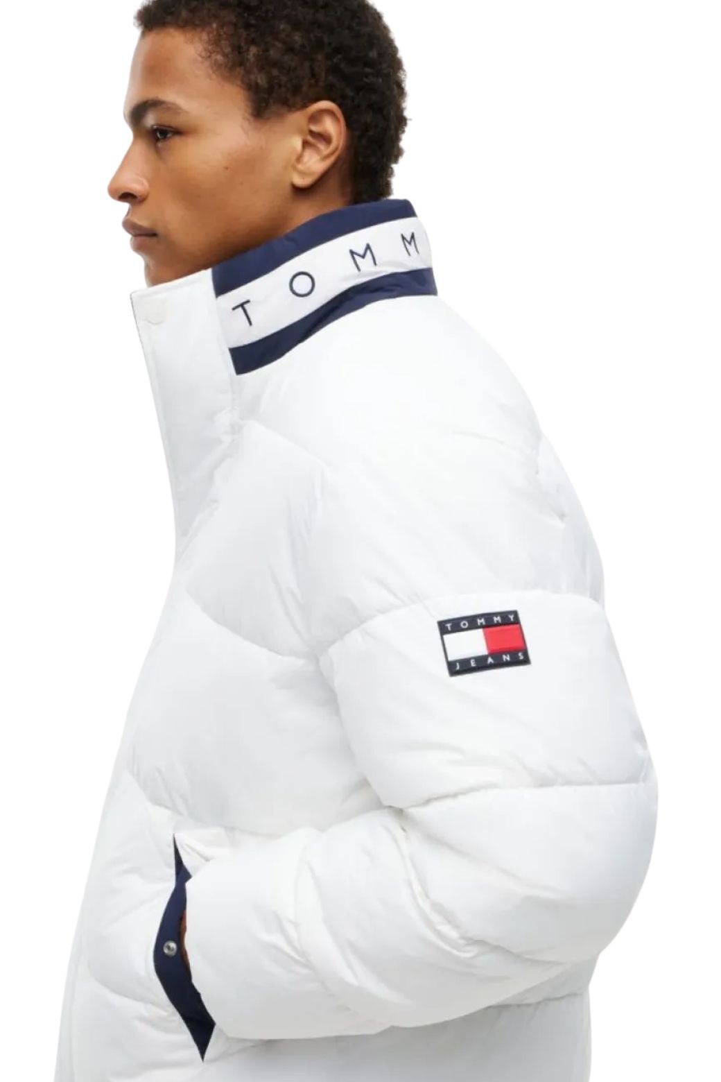 Abrigo Tommy Jeans Puffer Blanco