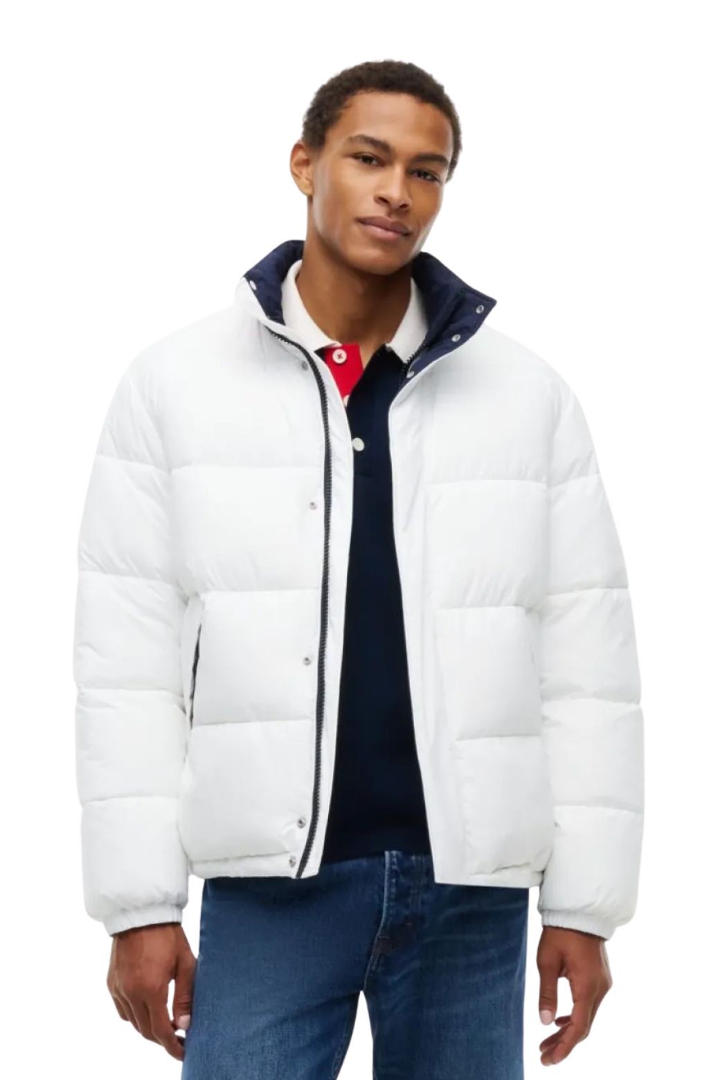 Abrigo Tommy Jeans Puffer Blanco