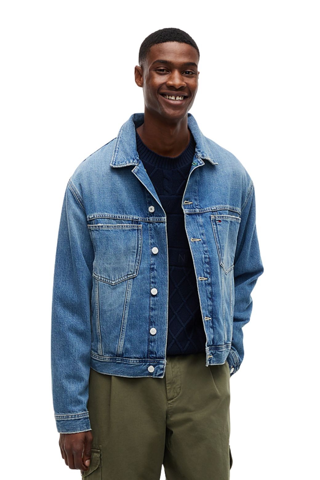 Chaqueta Tommy Jeans Denim Trucker Azul