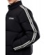 Abrigo EA7 Emporio Armani Franjas Negro
