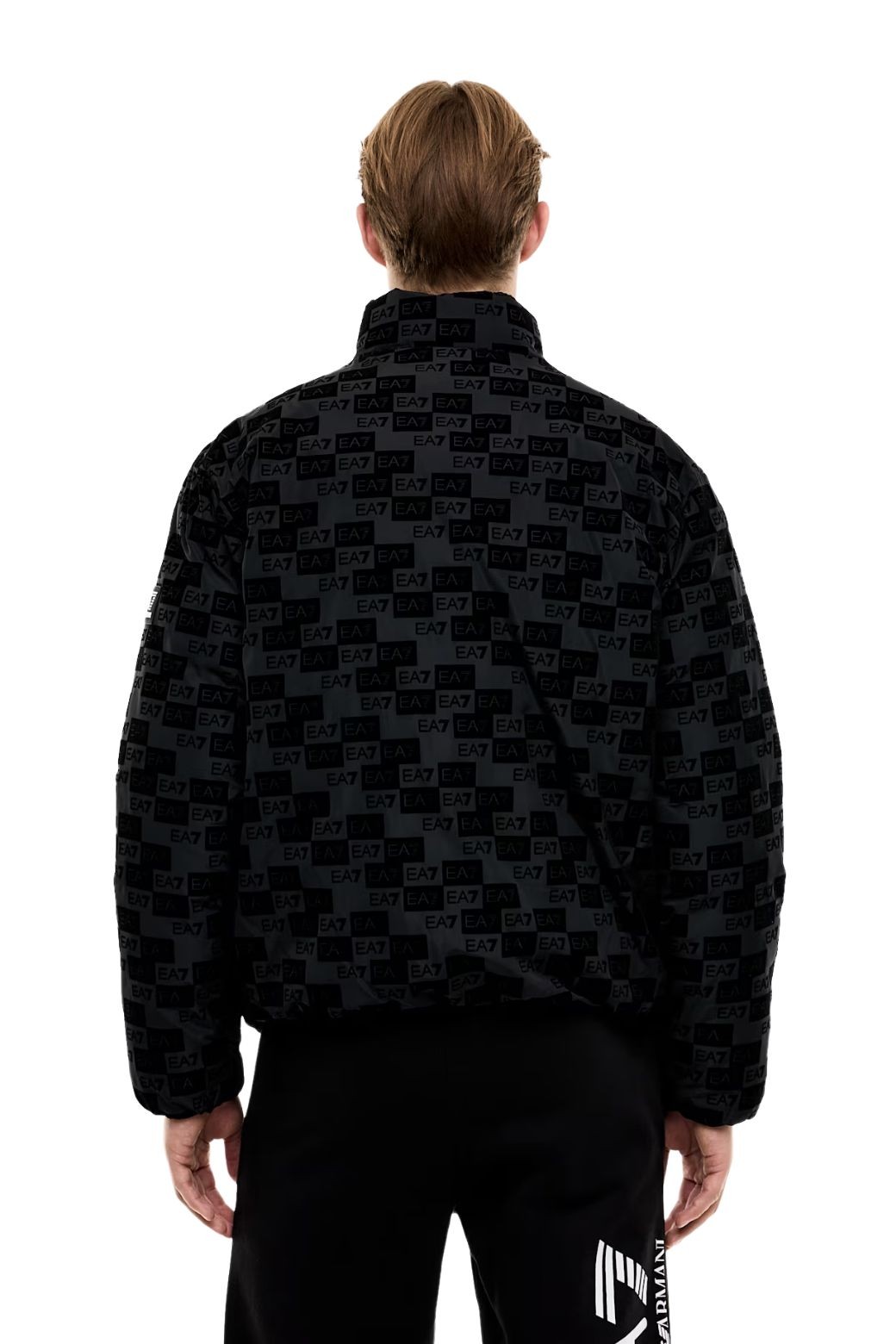 Bomber EA7 Emporio Armani Monograma Negro