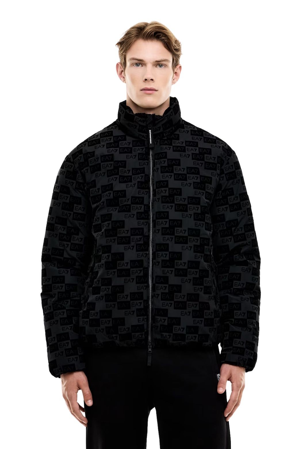 Bomber EA7 Emporio Armani Monograma Negro