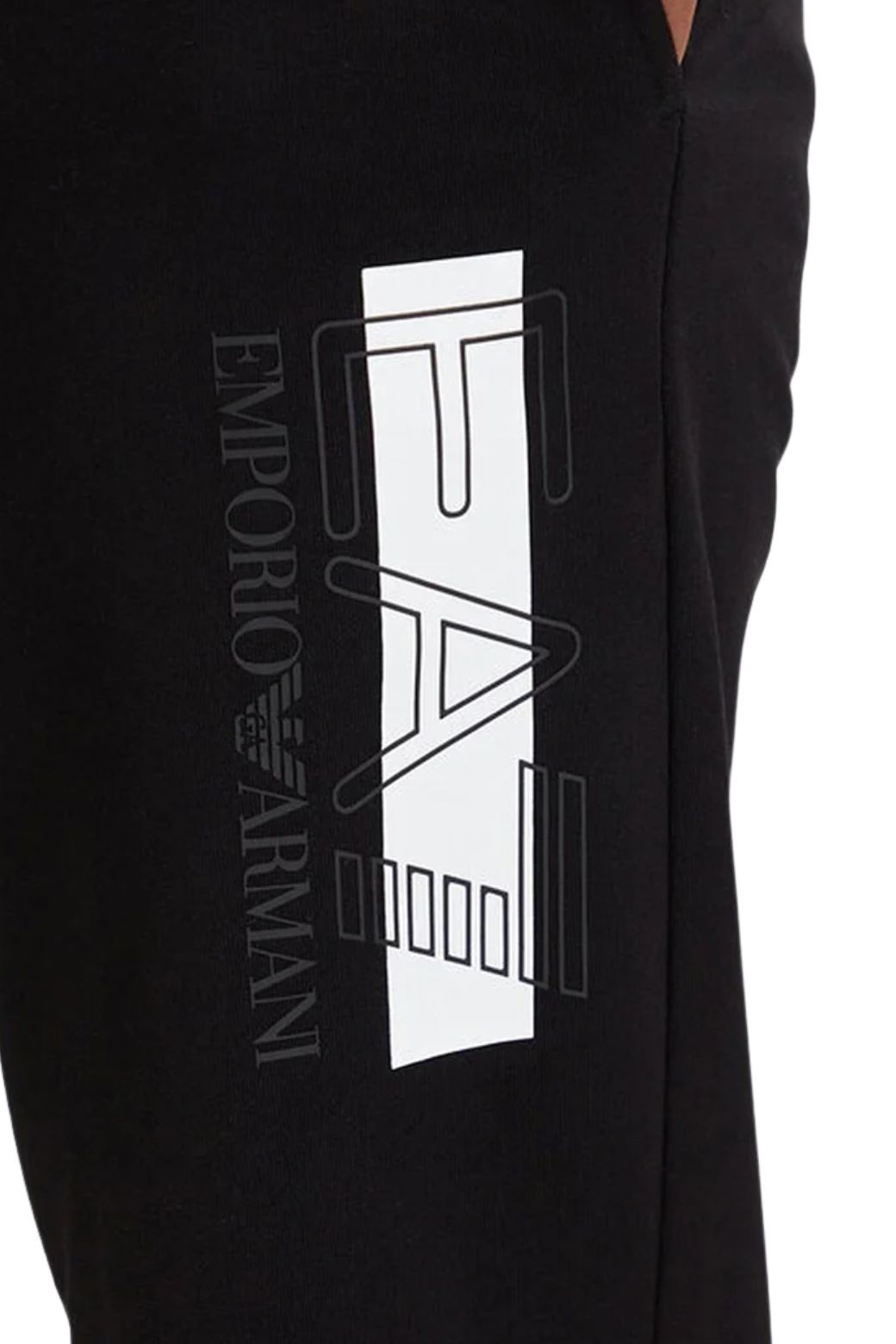 Pantalon EA7 Emporio Armani Visibility Negro y Blanco