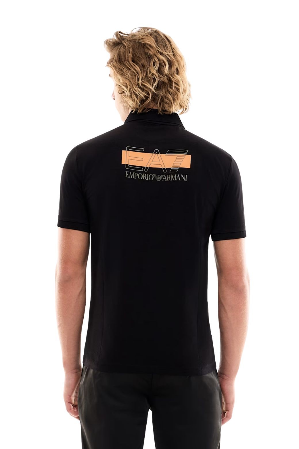 Polo EA7 Emporio Armani Visibility Negro