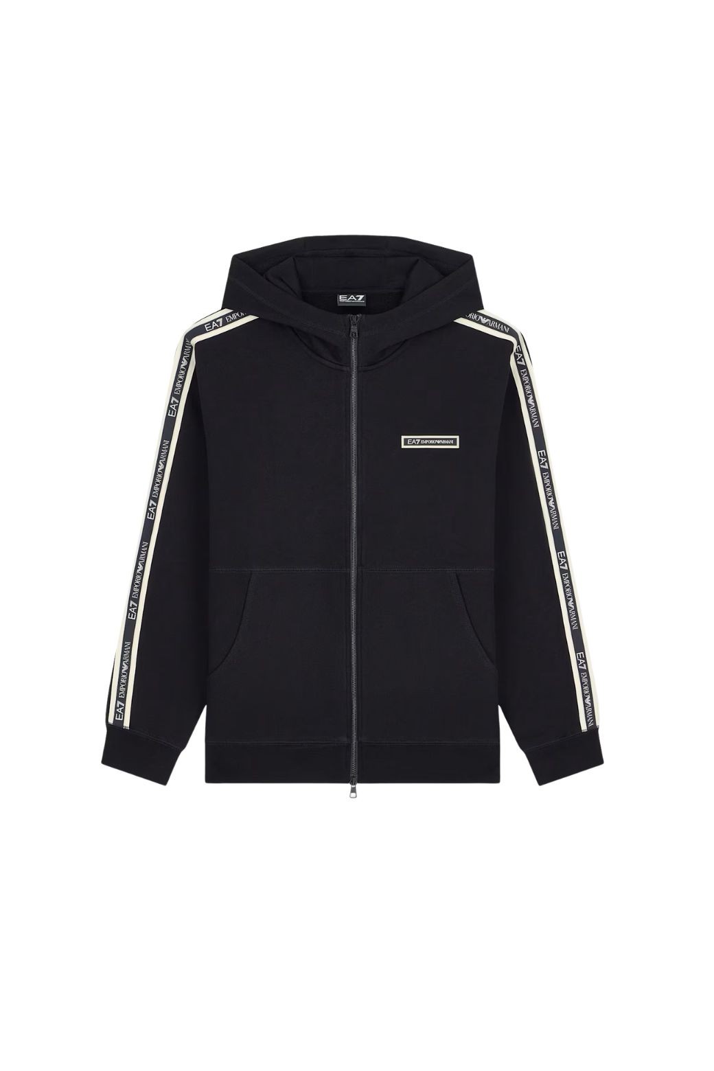 Sudadera EA7 Emporio Armani Franjas Negro