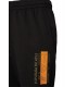 Pantalon EA7 Emporio Armani Train Visibility Negro y Naranja