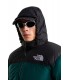 Abrigo The North Face Retro Nuptse Verde y Negro