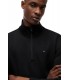 Chaqueta Tommy Jeans Half-Zip Negra