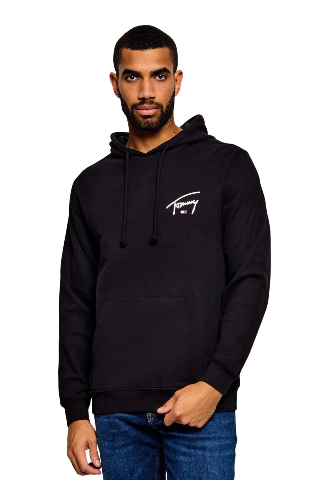 Sudadera Tommy Jeans Entry Signature Negra