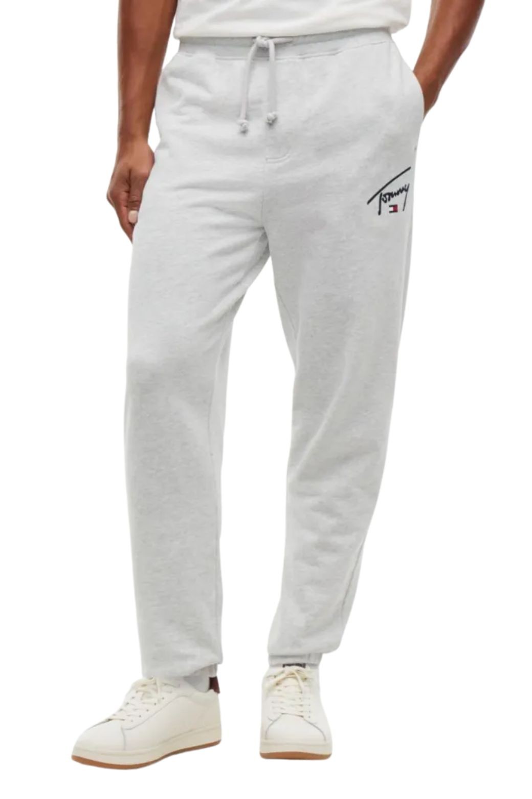 Pantalon Tommy Jeans Signature Gris