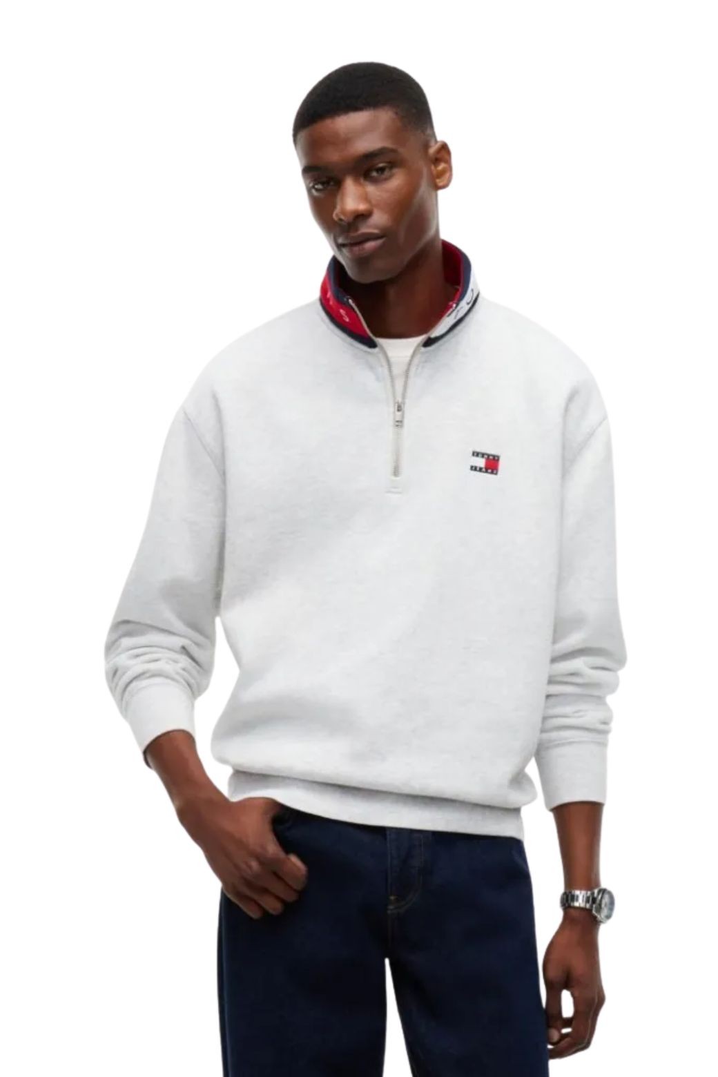 Chaqueta Tommy Jeans Branded Gris