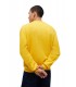 Sudadera Tommy Jeans Badge Crew Amarilla