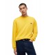 Sudadera Tommy Jeans Badge Crew Amarilla