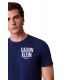 Camiseta Calvin Klein Block Font Azul