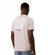 Camiseta Calvin Klein Block Font Beige