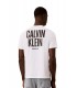 Camiseta Calvin Klein Block Font Blanca