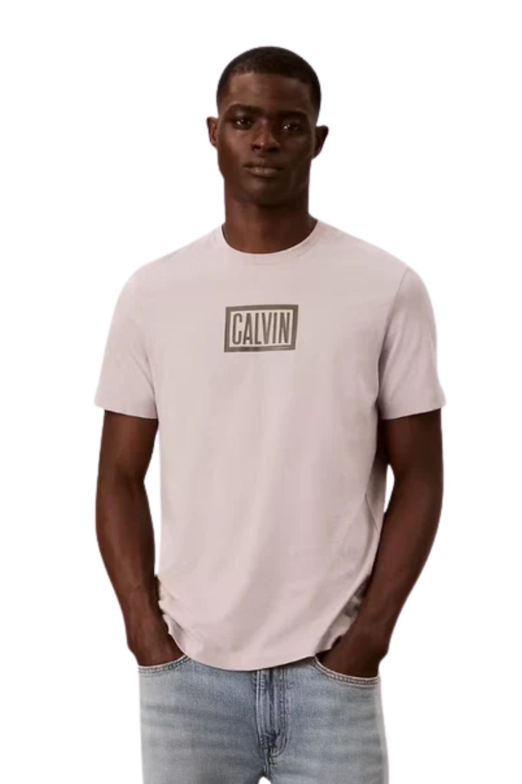 Camiseta Calvin Klein Boxed Beige