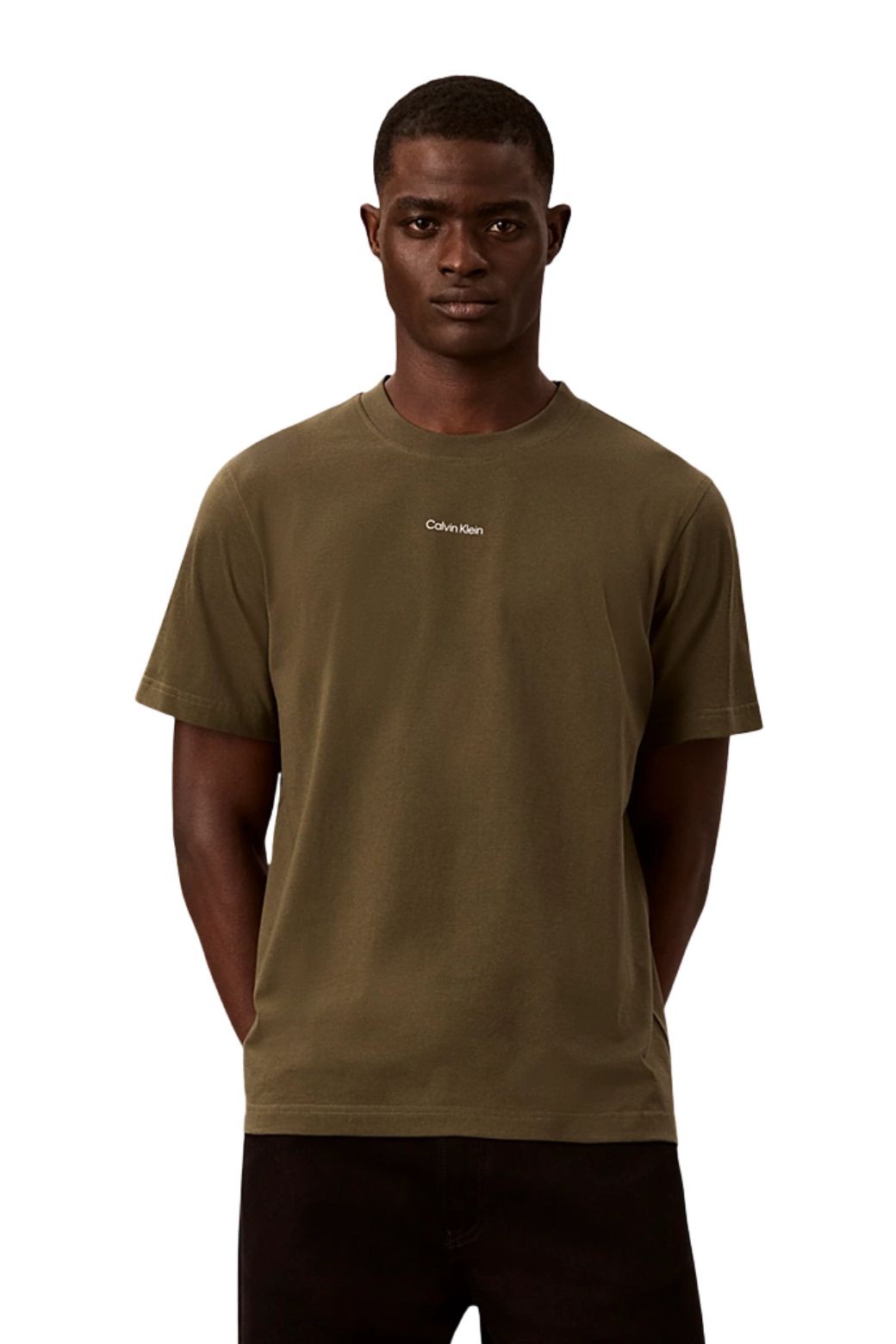 Camiseta Calvin Klein Easy Kaki
