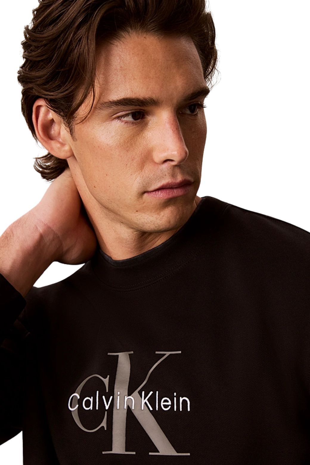 Sudadera Calvin Klein Monograma Negra