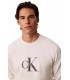 Sudadera Calvin Klein Monograma Beige