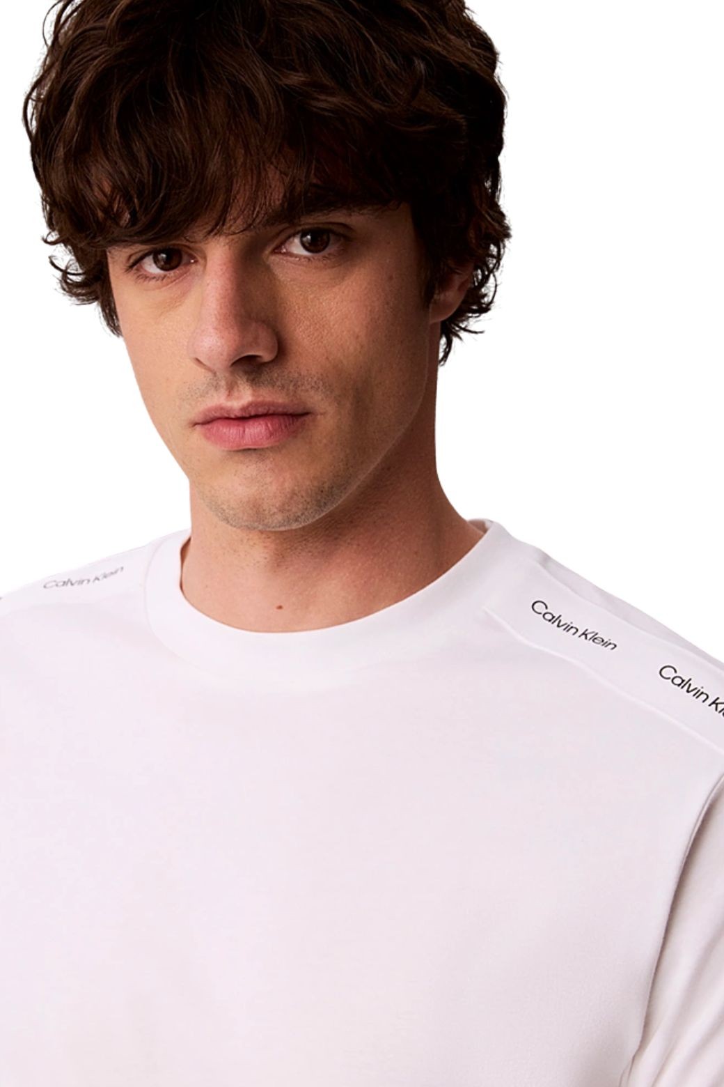 Camiseta Calvin Klein Franjas Blanca