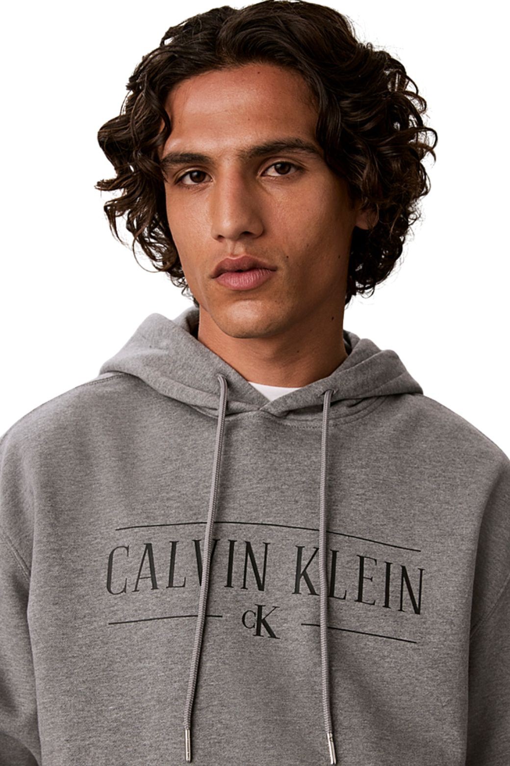 Sudadera Calvin Klein Fleece Gris