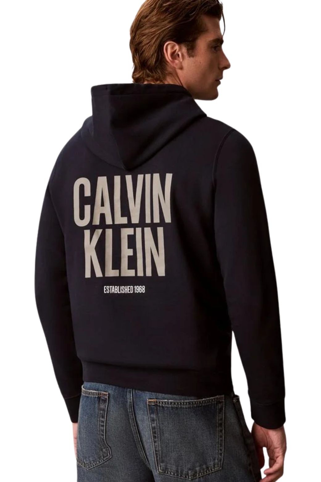 Sudadera Calvin Klein Fleece Azul marino