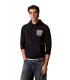 Sudadera Calvin Klein Fleece Azul marino