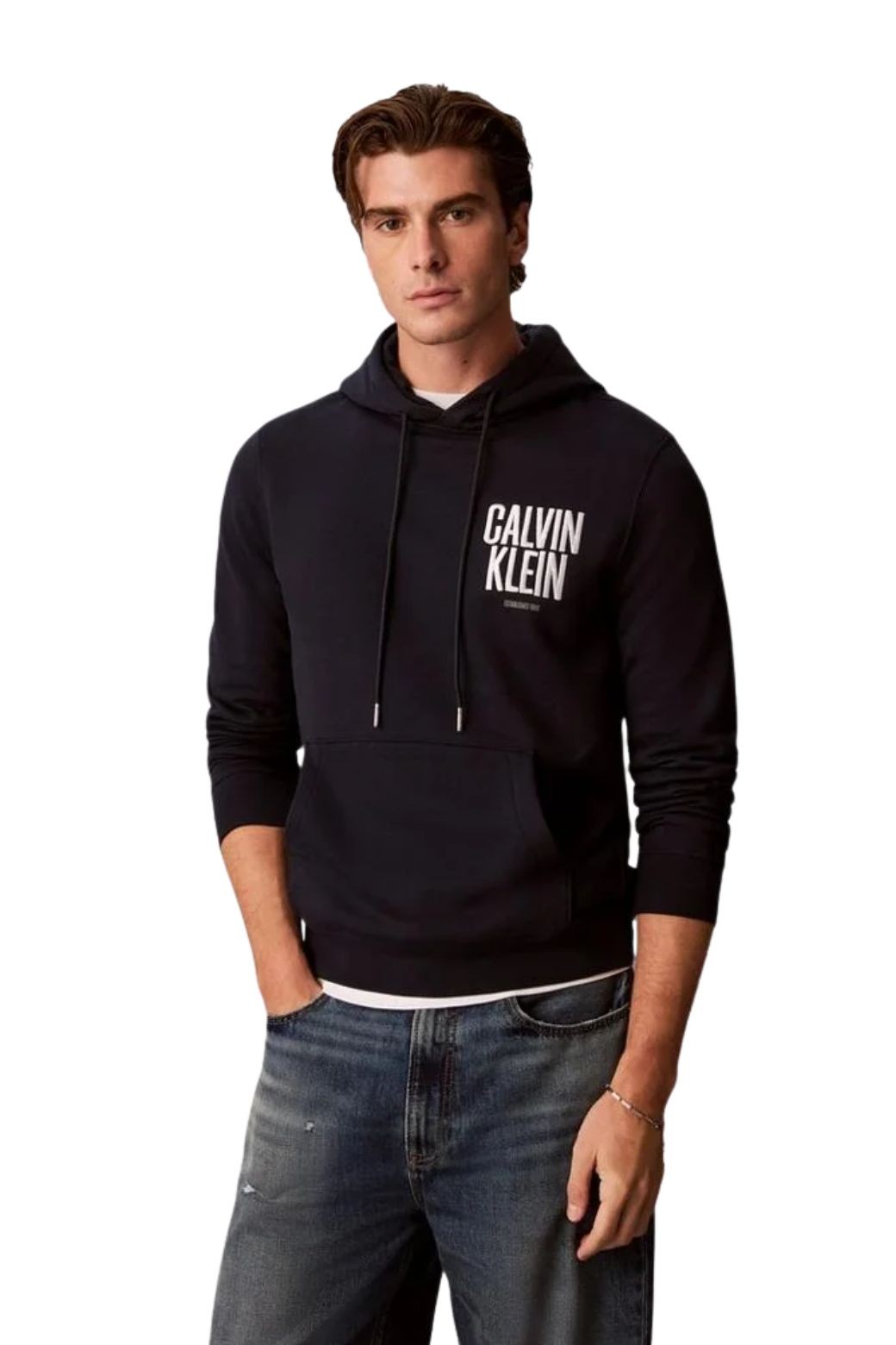 Sudadera Calvin Klein Fleece Azul marino