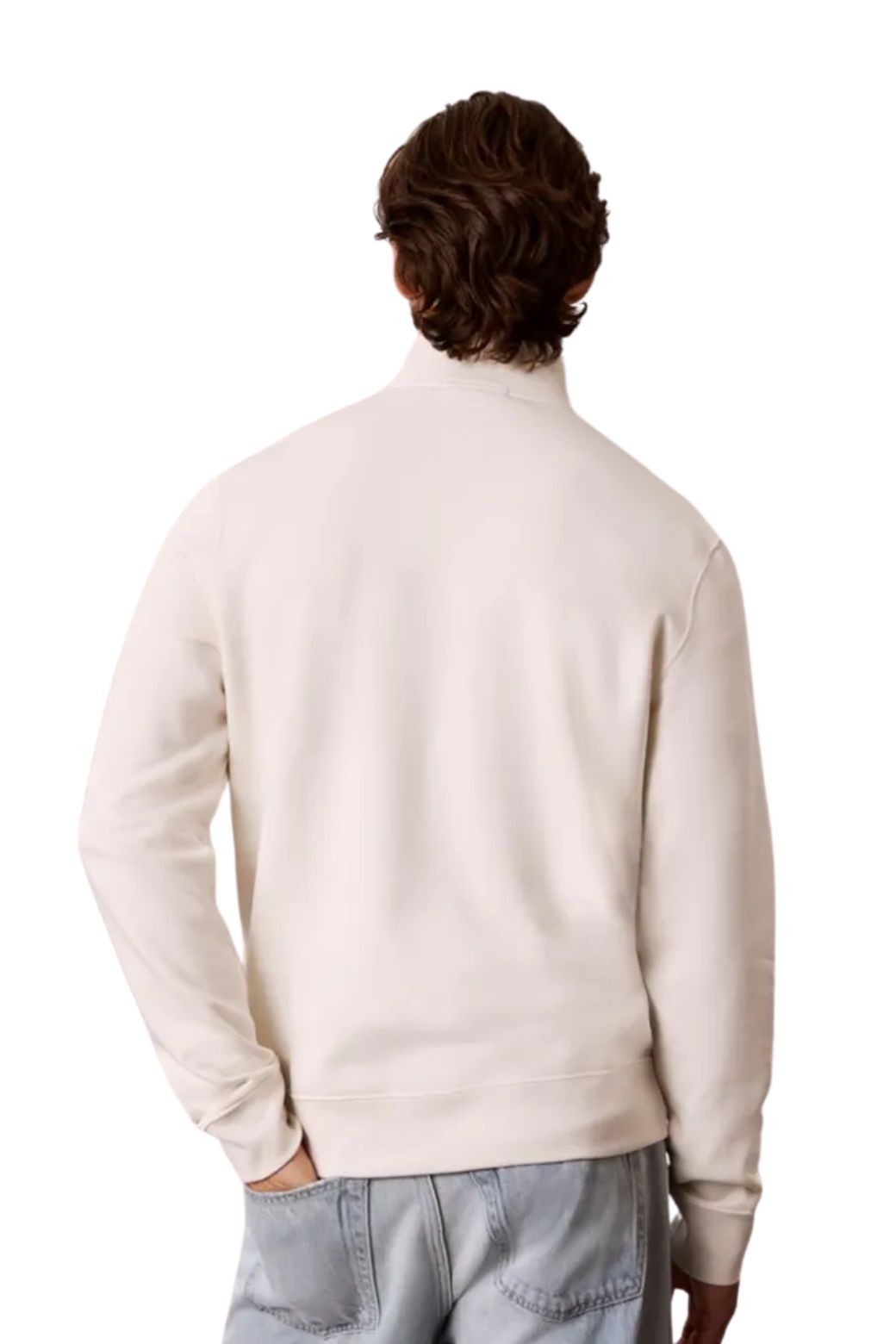 Chaqueta Calvin Klein Fleece Blanca