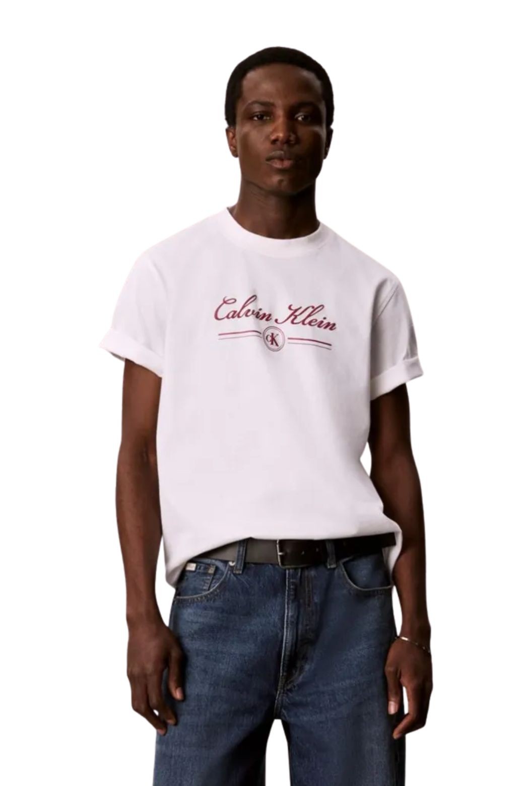 Camiseta Calvin Klein Script Blanca