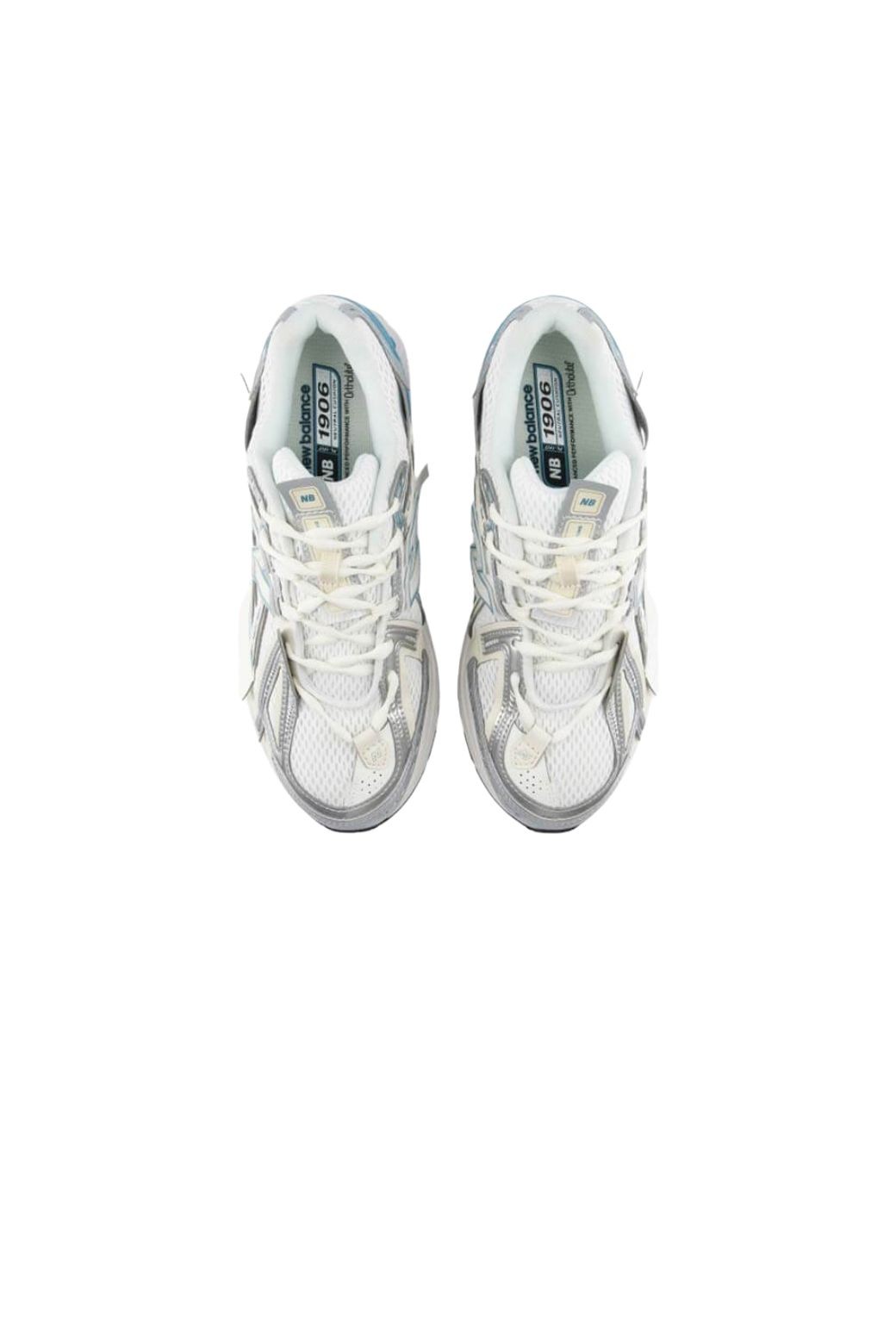 Zapatillas New Balance 1906 Plata y Azul