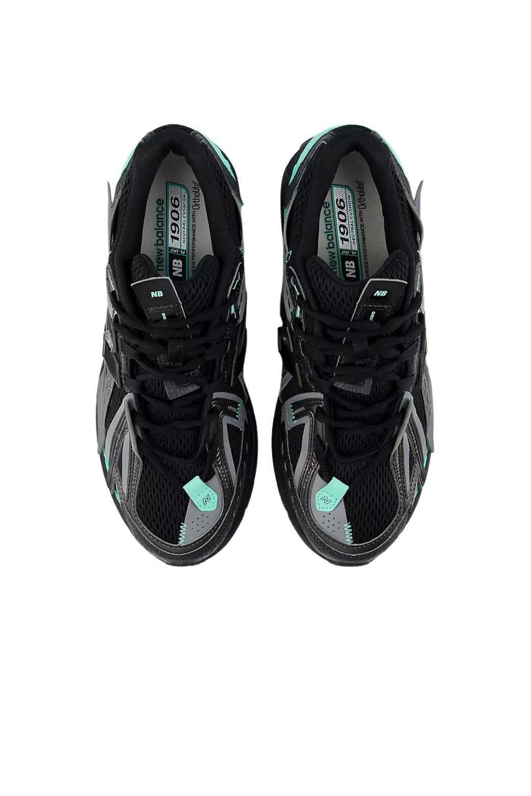 Zapatillas New Balance 1906 3Y0 Negra y Verde